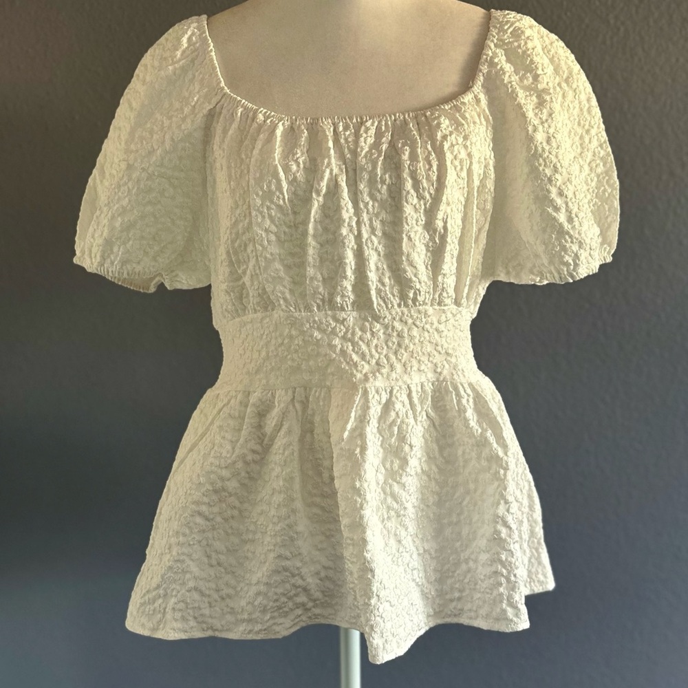 Grace + Emma NWOT M Babydoll Top